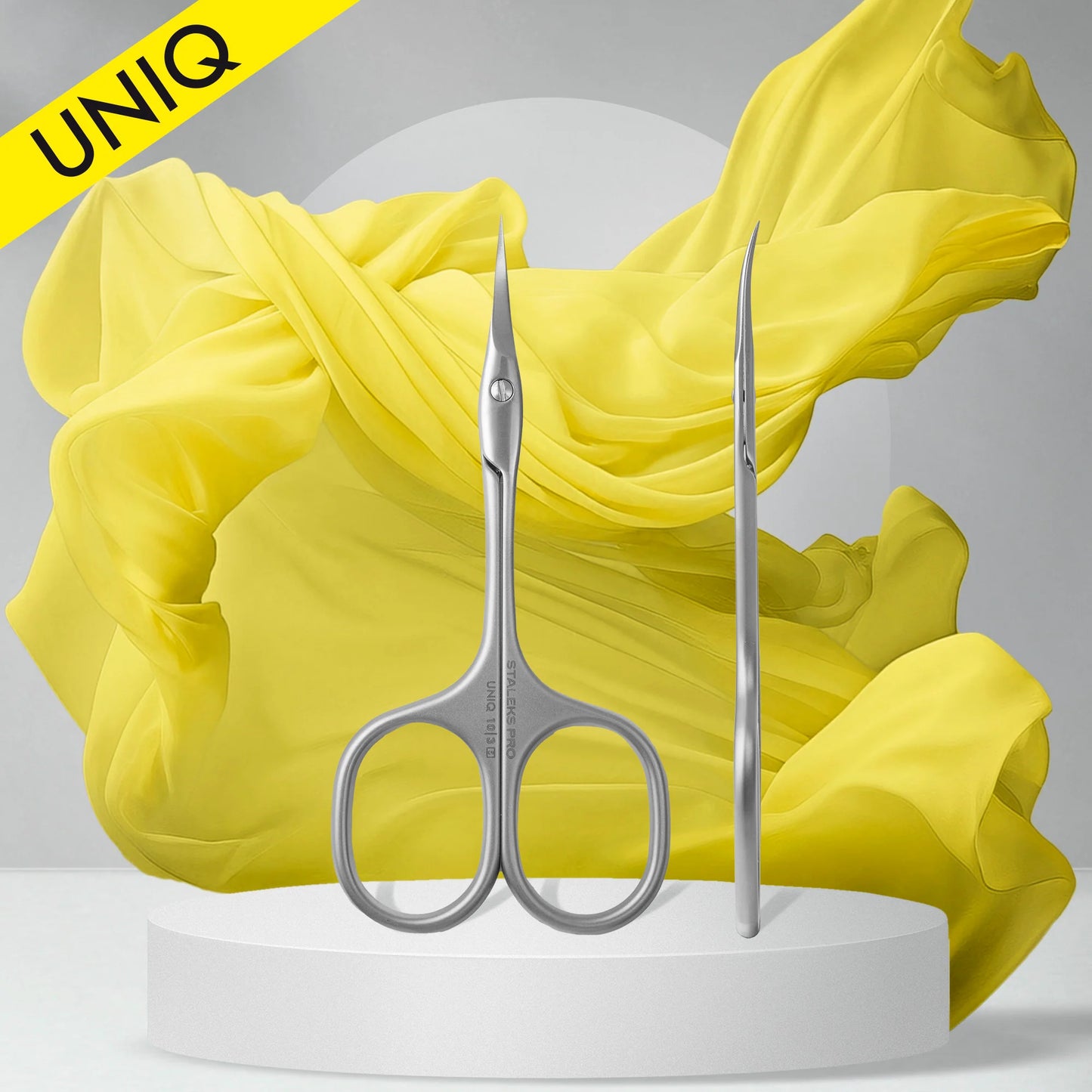STALEKS - Ciseaux cuticules "Asymmetric" UNIQ 30 TYPE 4