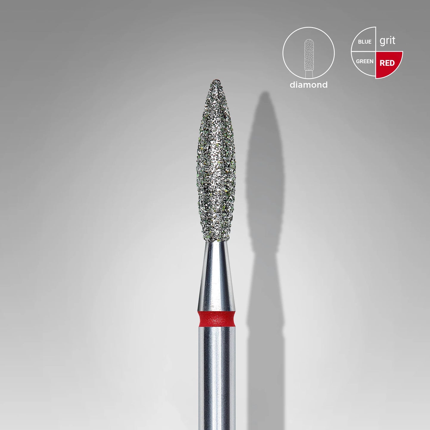 STALEKS - Embout flamme arrondi 2.3mm (rouge)