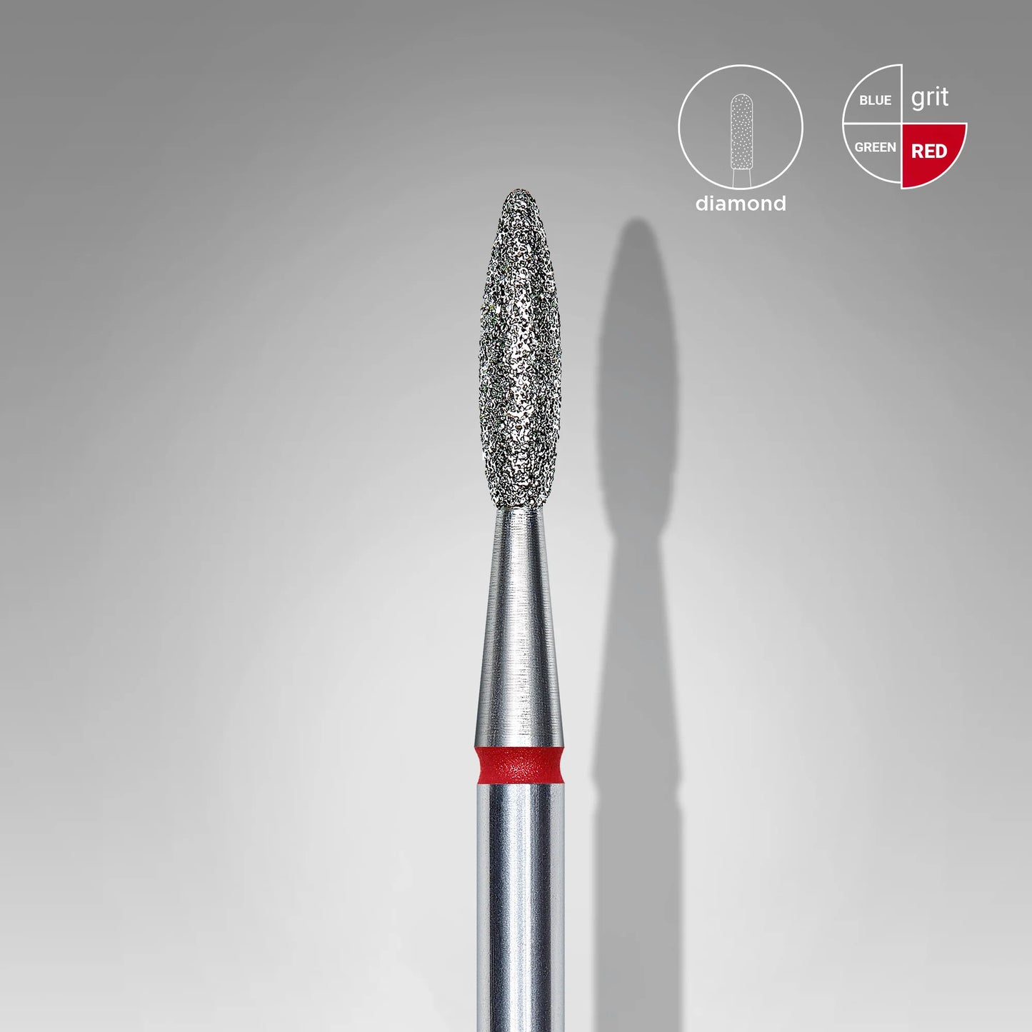 STALEKS - Embout flamme arrondi 2.1mm (rouge)