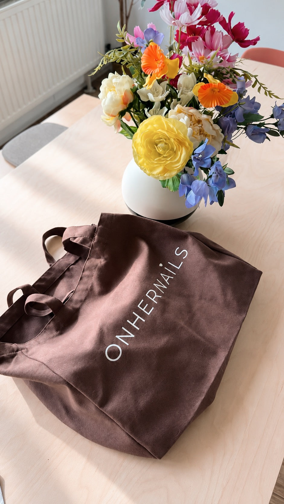 ONHERNAILS - Tote bag brown 🤎