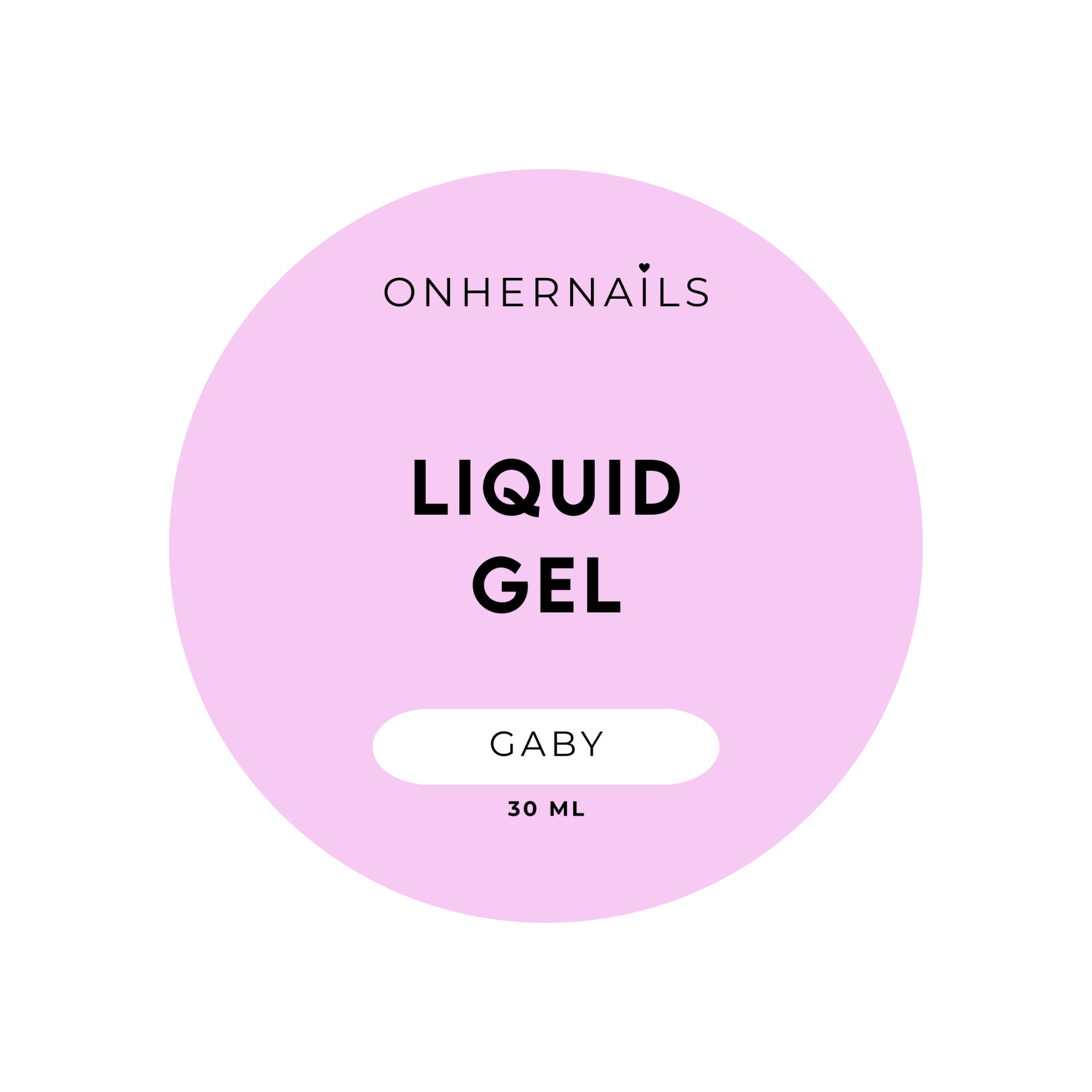 ONHERNAILS - Liquid gel Gaby (30 ml)