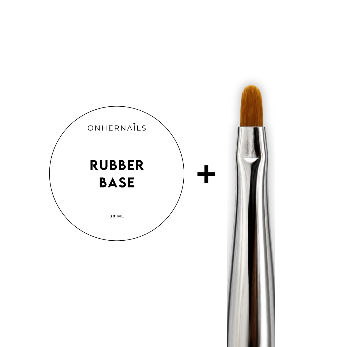 ONHERNAILS - Rubber base 30 ml (pot) + pinceau base