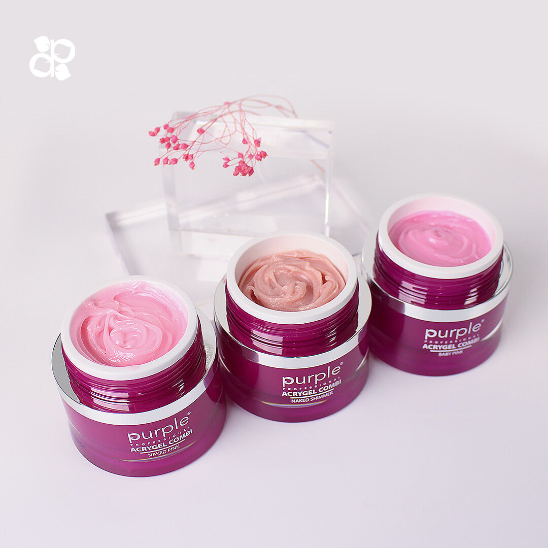 PURPLE - Acrygel Combi Baby pink