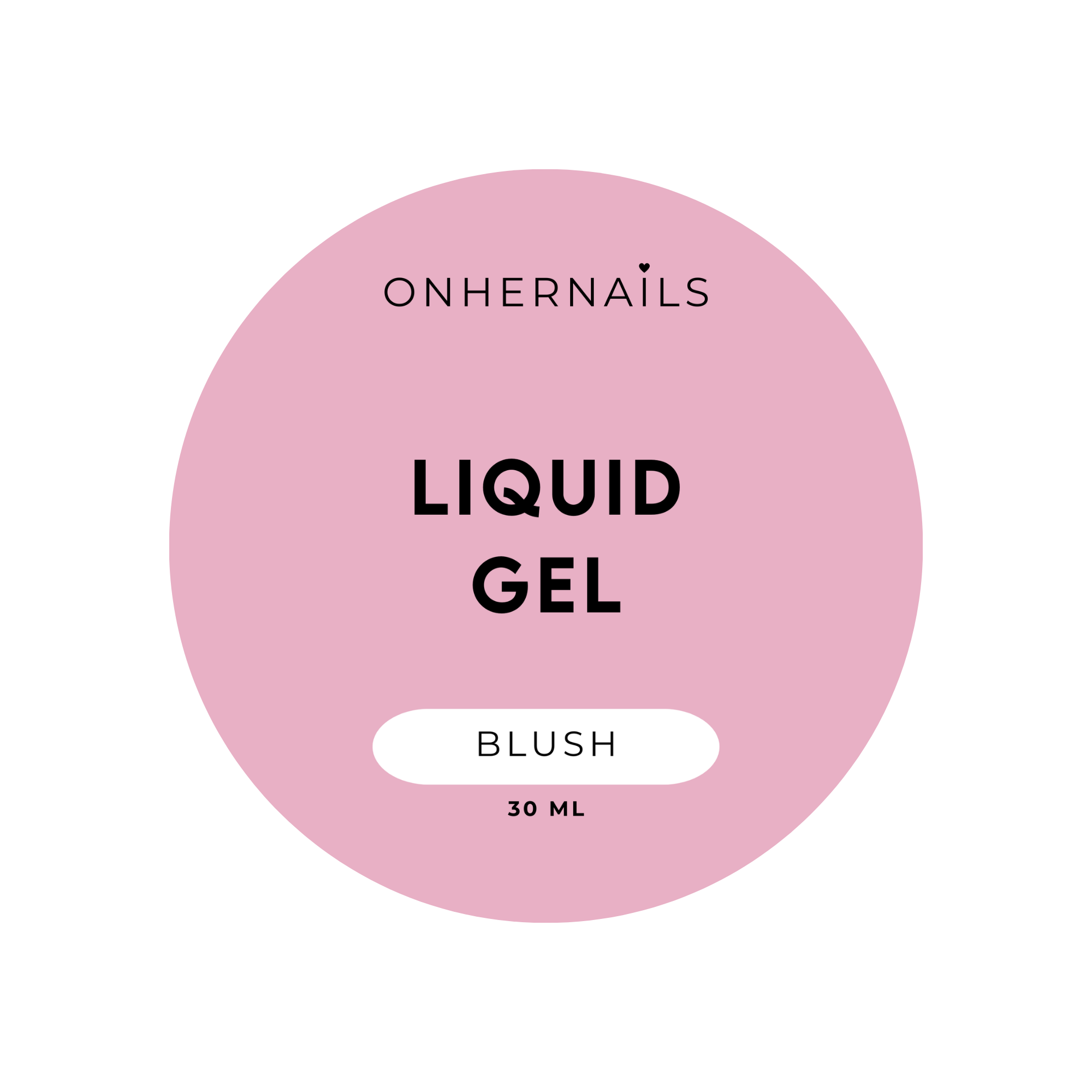 ONHERNAILS - Liquid gel Blush (30 ml)