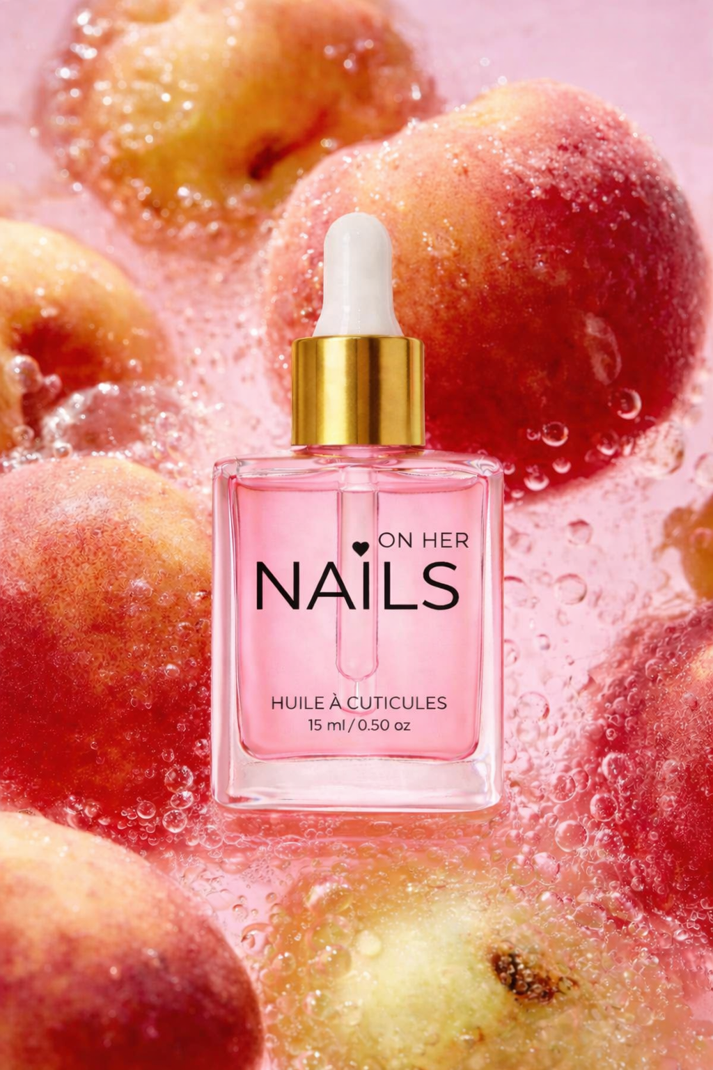 ONHERNAILS - Huile à cuticules PEACH BELLINI