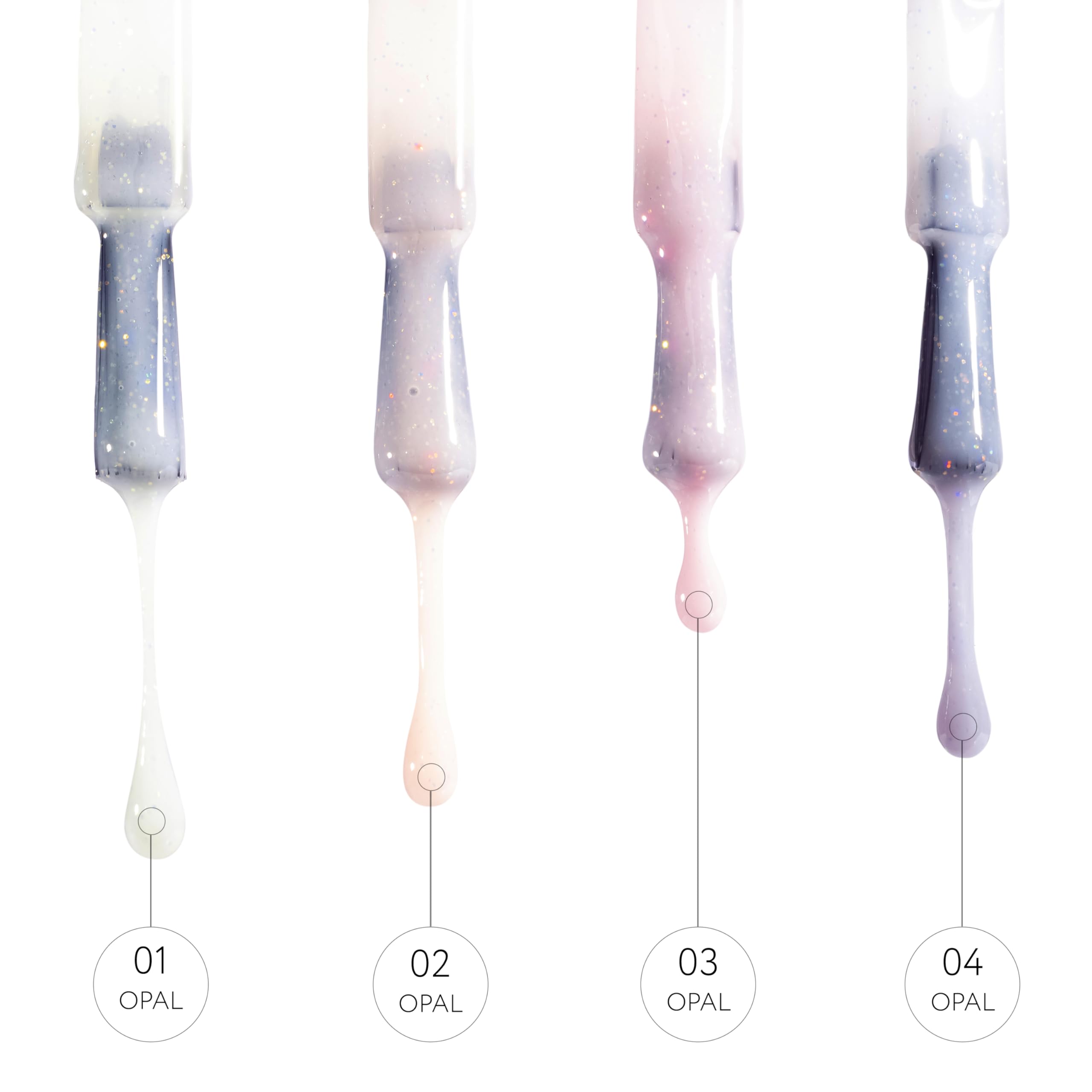 KODI - Rubber base gel OPAL