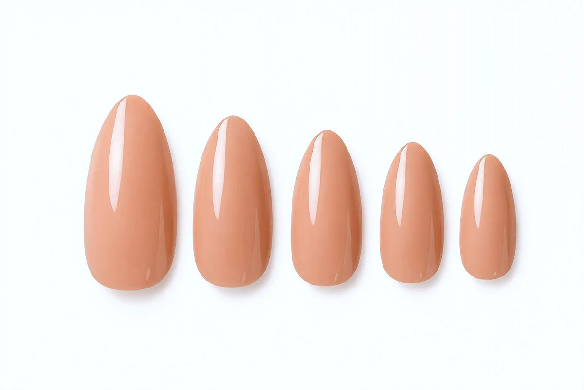 ONHERNAILS - Soft gel tips Amande médium BEIGE