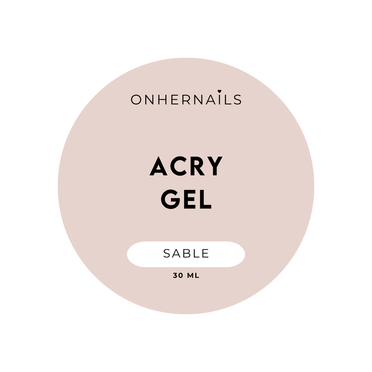 ONHERNAILS - Acrygel SABLE