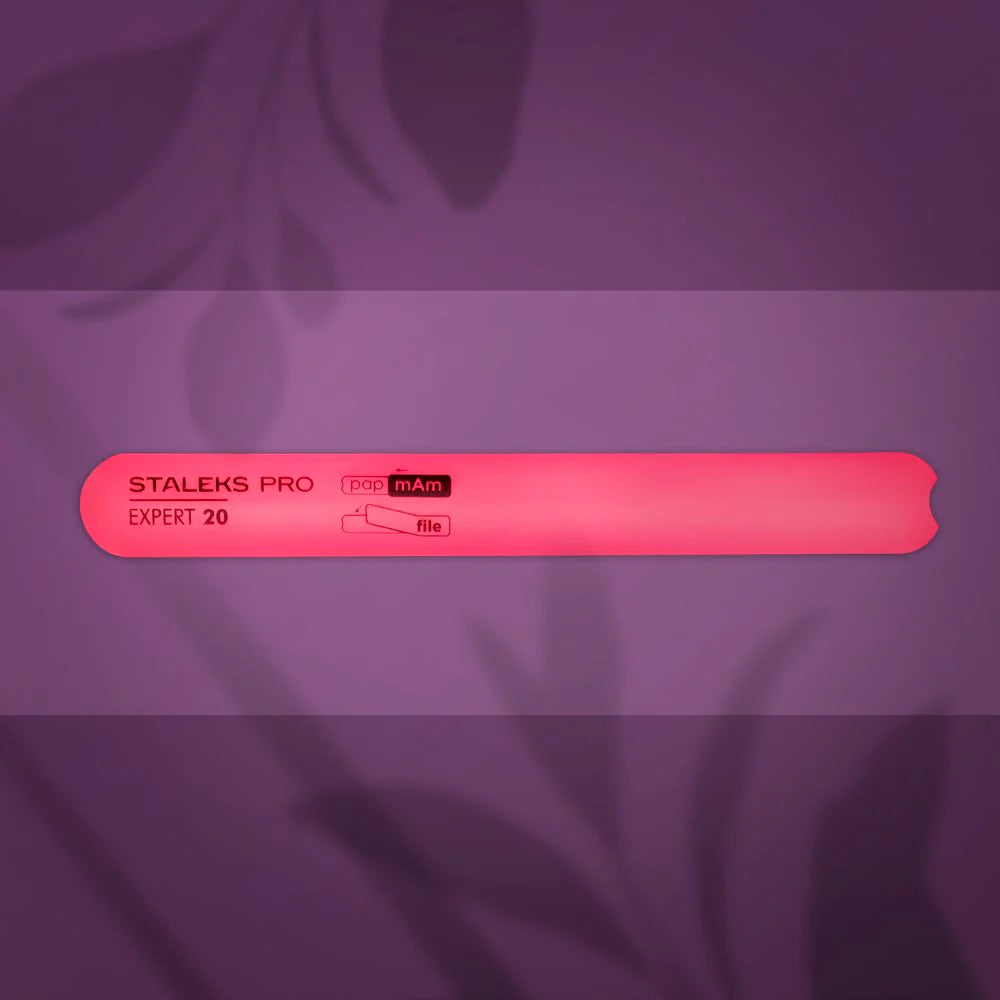STALEKS - Base Plastique Droite Biseautée Pour Lime À Ongles EXPERT 20
