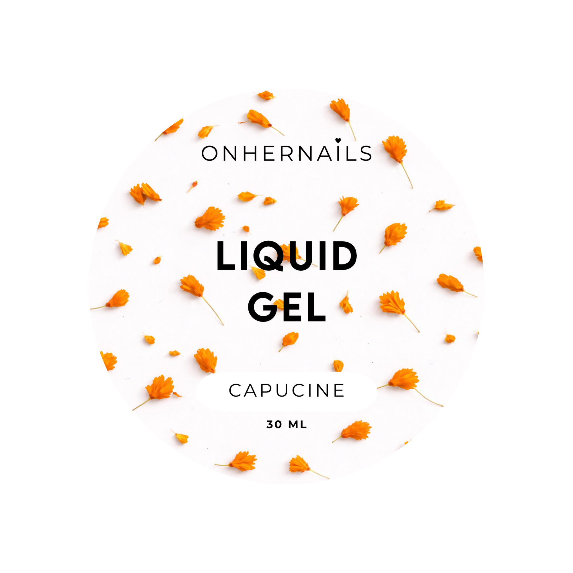 ONHERNAILS - Liquid gel Capucine (30 ml)