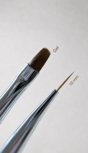 ONHERNAILS - Pinceau DOUBLE Gel & Liner 10 mm