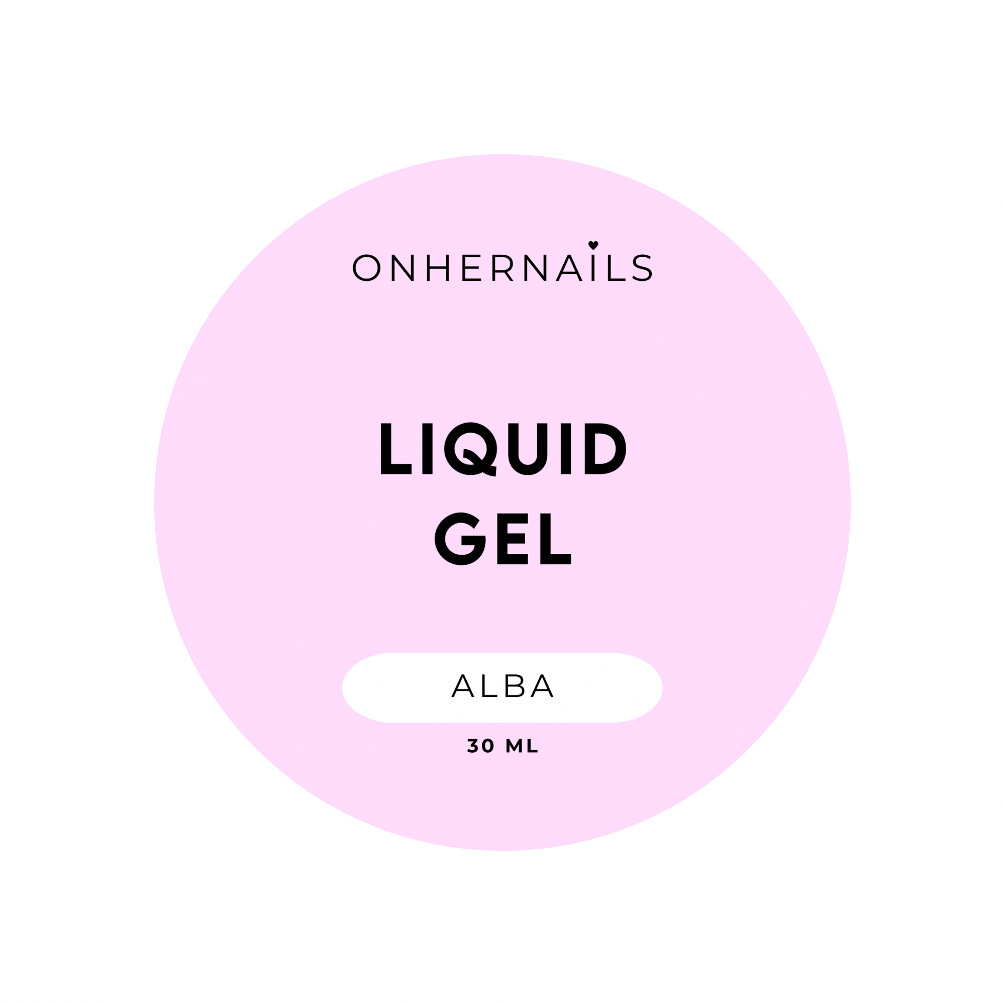 ONHERNAILS - Liquid gel Alba (30 ml)