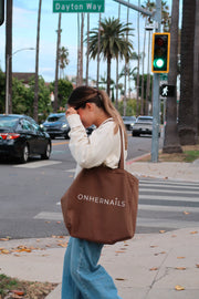 ONHERNAILS - Tote bag brown 🤎