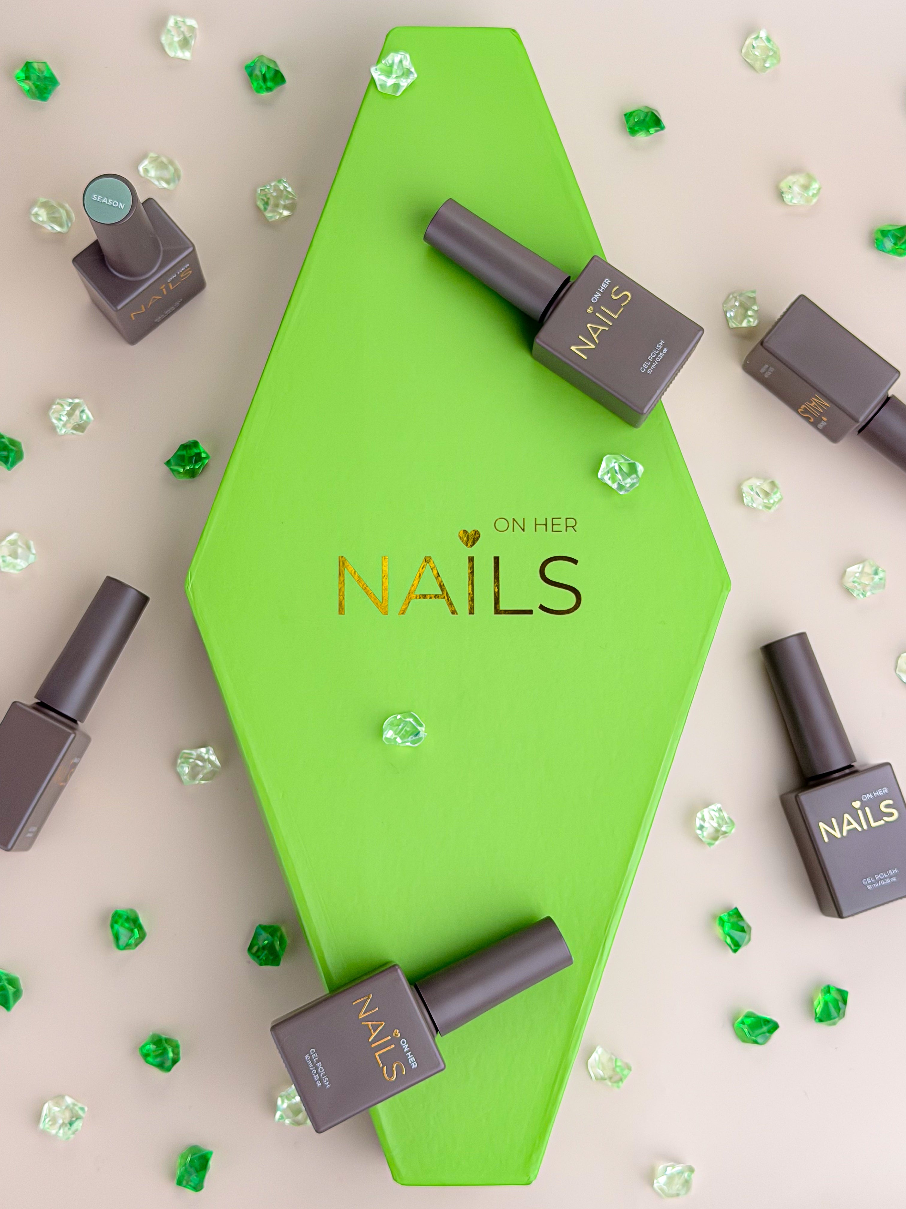 ONHERNAILS - Collection MOTHERLODE 💚 + stickers nuancier