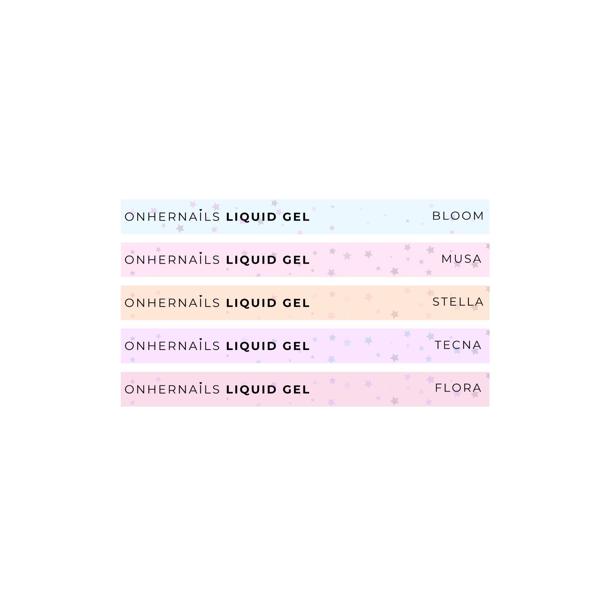 ONHERNAILS - Stickers nuancier MAGIC