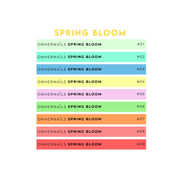 ONHERNAILS - Stickers nuancier palette SPRING BLOOM