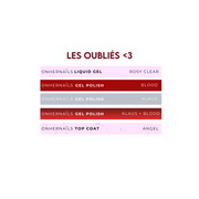 ONHERNAILS - Stickers nuancier LES OUBLIÉS