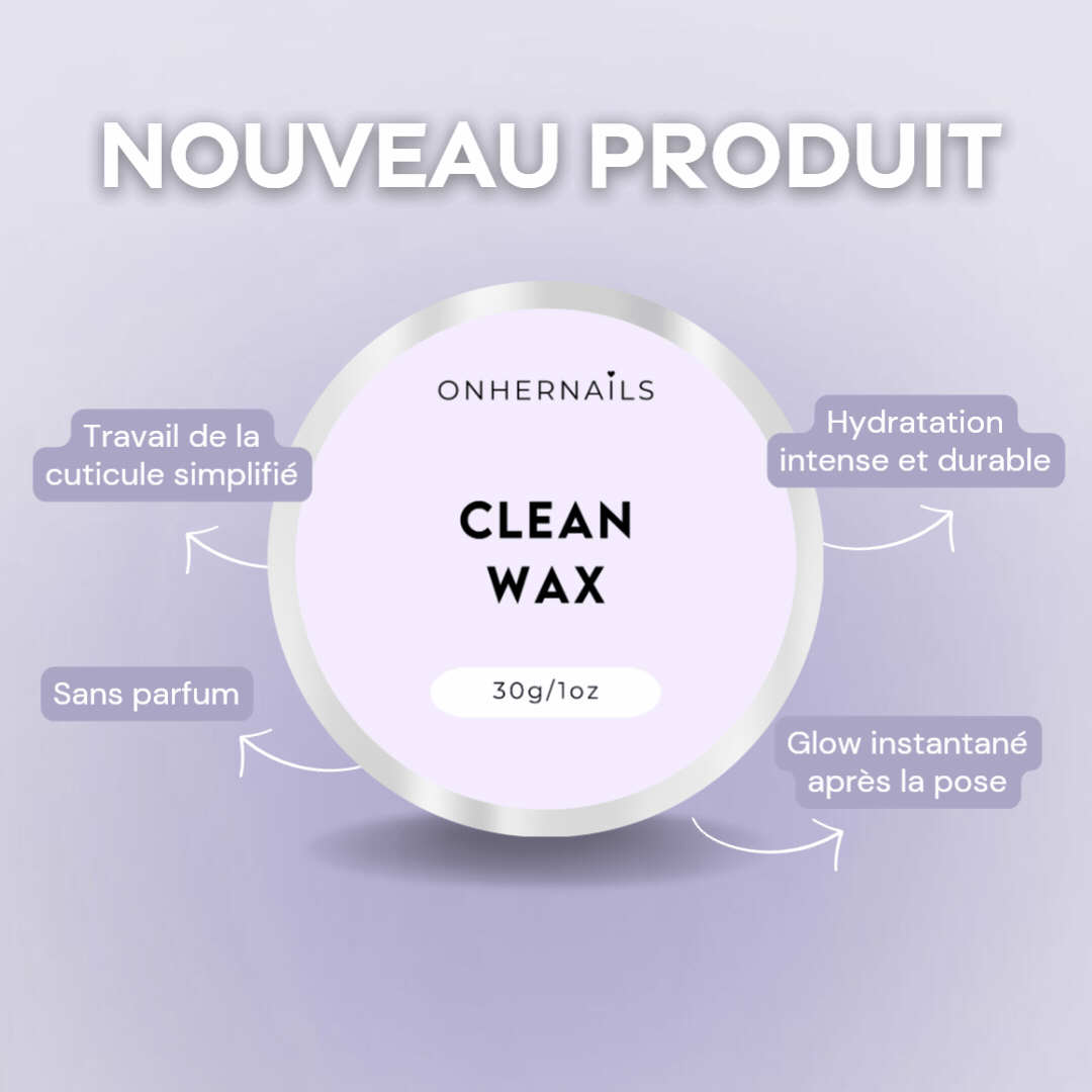 ONHERNAILS - Cire à cuticules CLEAN WAX