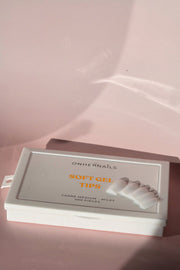 ONHERNAILS - Soft gel tips Carré médium MILKY